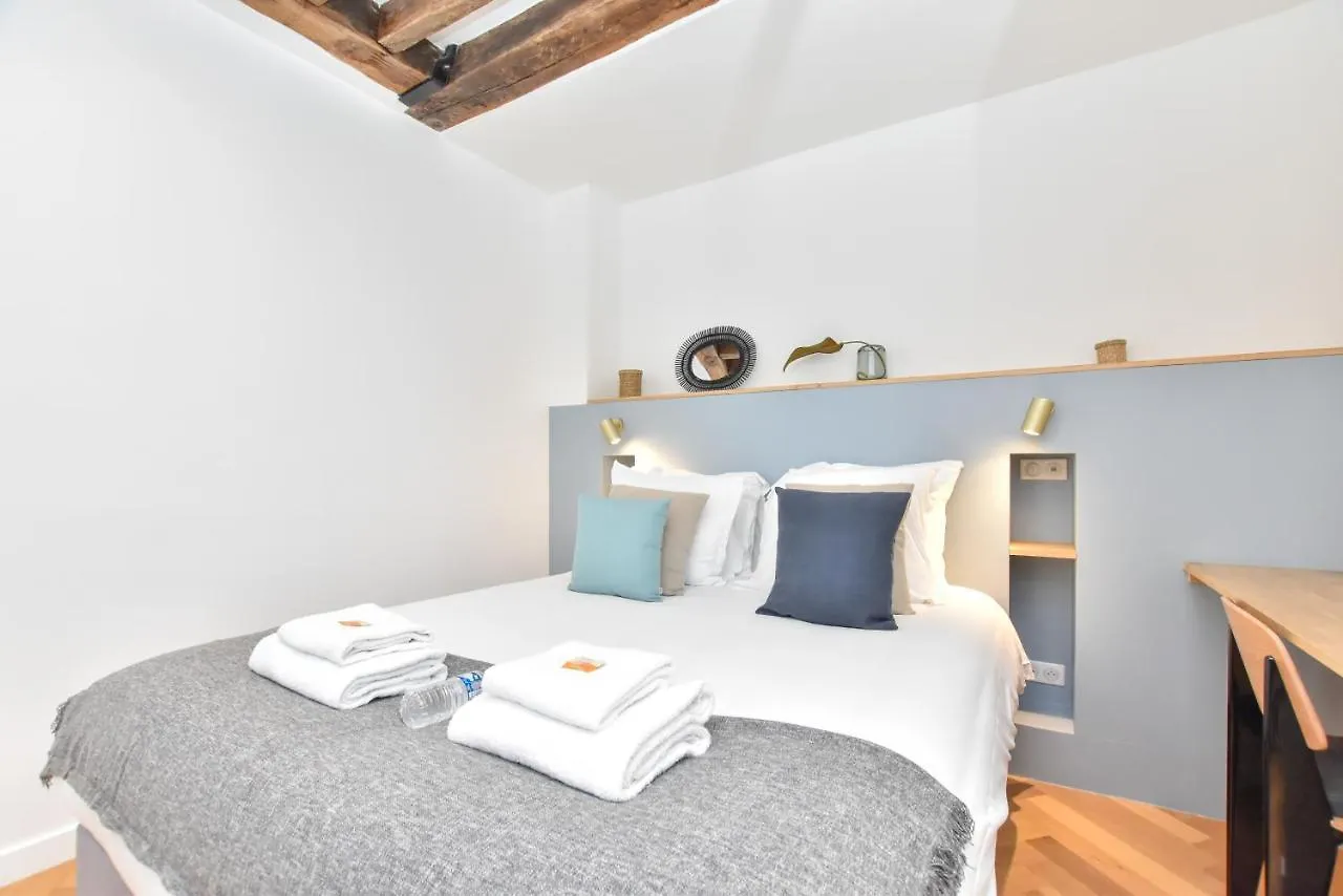 公寓 Authentic 1br-4p Republique - Le Marais